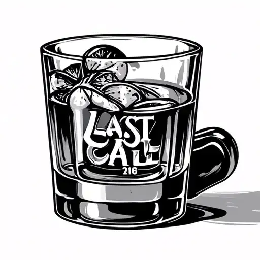 whiskey glass last call 2016 - Variation 1