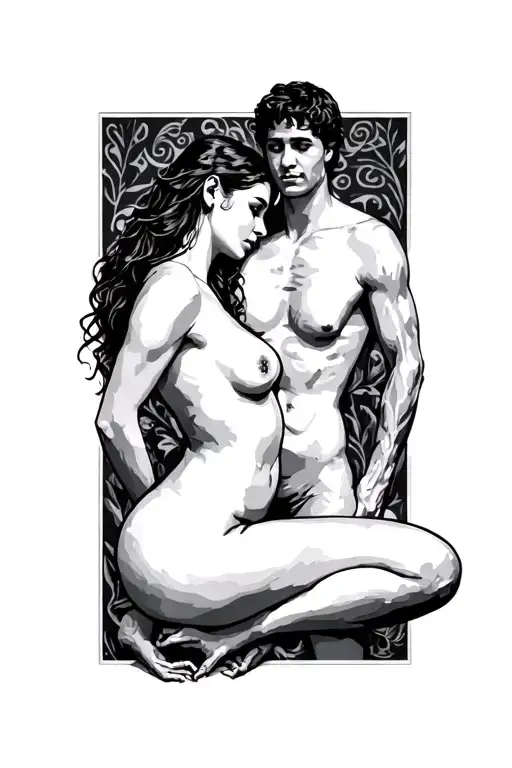 woman and naked man sex - Variation 2