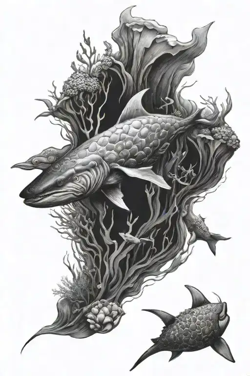underwater ocean scene - Variation 2