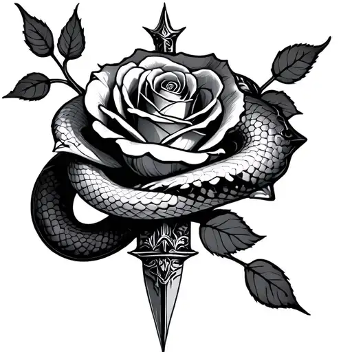 rose dagger snake