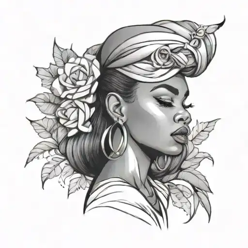 black woman fade - Variation 2