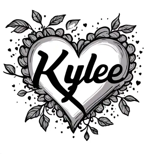 "Kylee" hearts - Variation 2