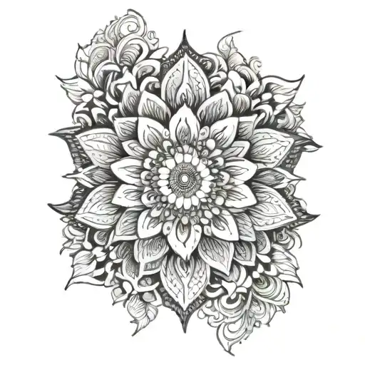 Mandala tattoo design