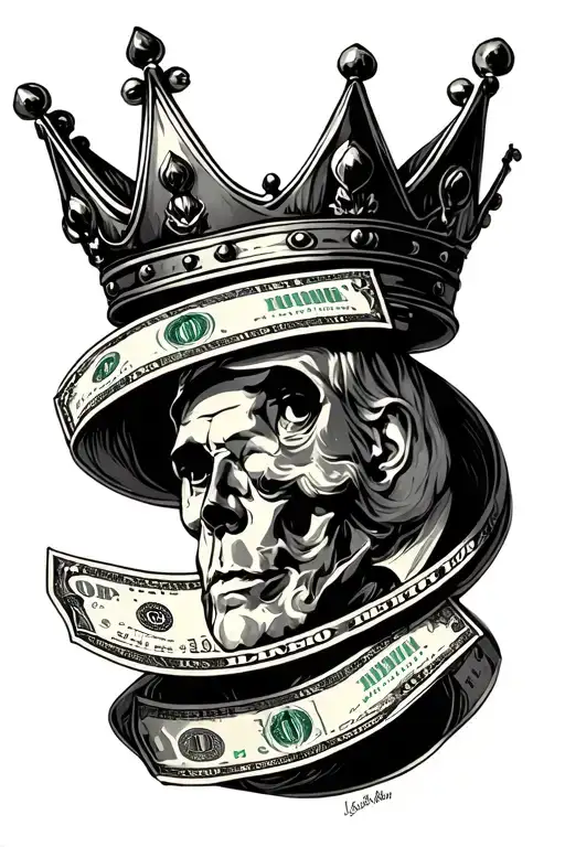 money, HES, crown - Variation 2