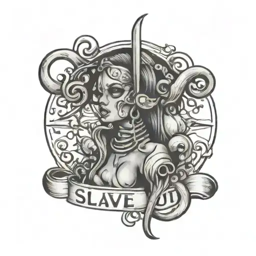 Slave slut sign - Variation 2