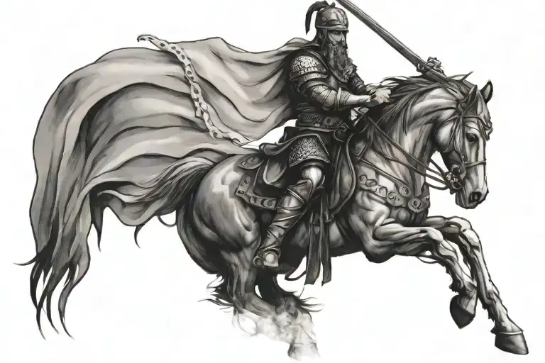 Skanderbeg Albanian hero - Variation 2