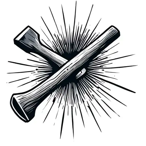 hammer circular blade wood plank