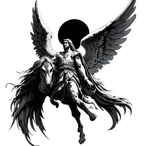 Saint Michael the Archangel Michael Big Wings - Variation 2