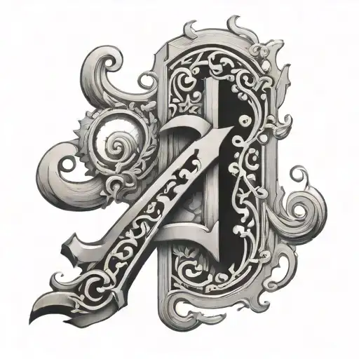 lettres E L M inside