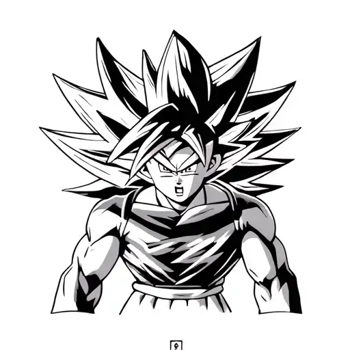 Goku super saiyan - Variation 2