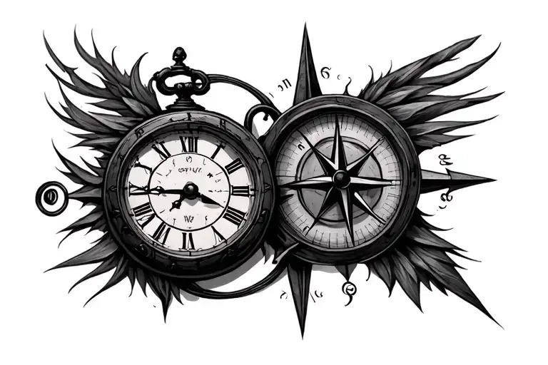 Clock And Compass - Variation 1