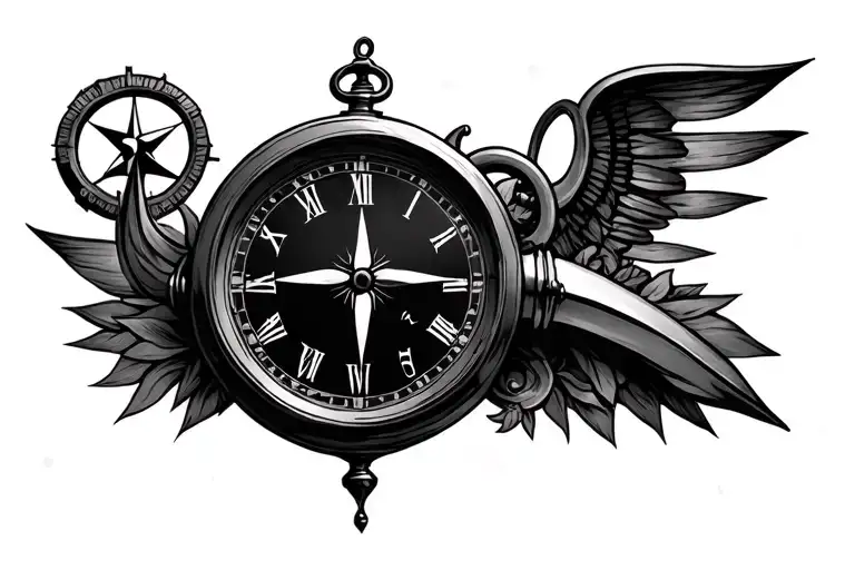 Clock And Compass - Variation 2