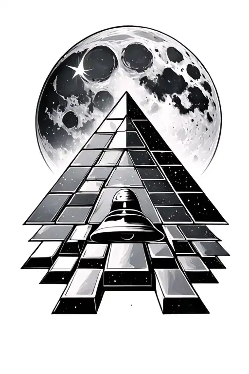 pink floyd prism pyramid bricks moon division bell - Variation 2