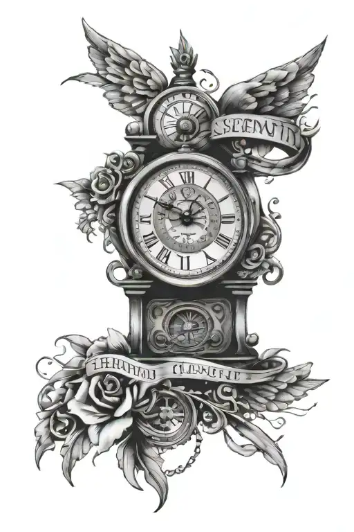 serenity prayer, eye, clock