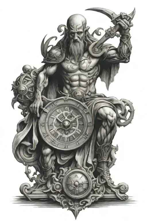 chronos time god - Variation 1