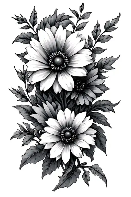 Pain in right forearm with flowers - Variation 2