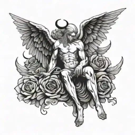 fallen angel lucifer fallen angel - Variation 2