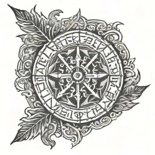 psychedelic vegvisir - Variation 3