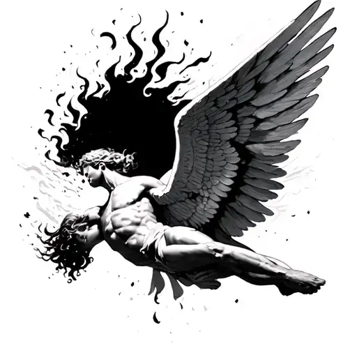 Blackwork tattoo example 2