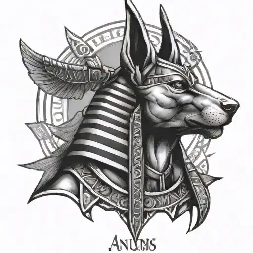 Anubis Egyptian god - Variation 3