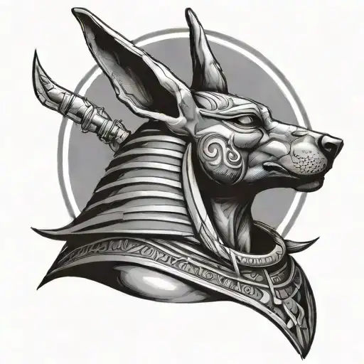 Anubis Egyptian god - Variation 4