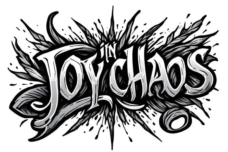 "Joy in chaos" Joy in chaos