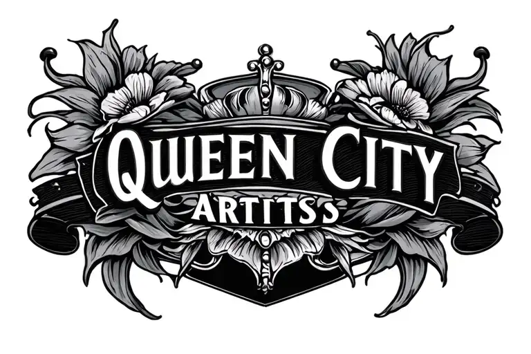 Queen City Artists logo - Variation 2