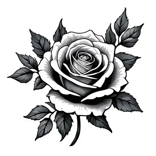 Botanical tattoo example 4