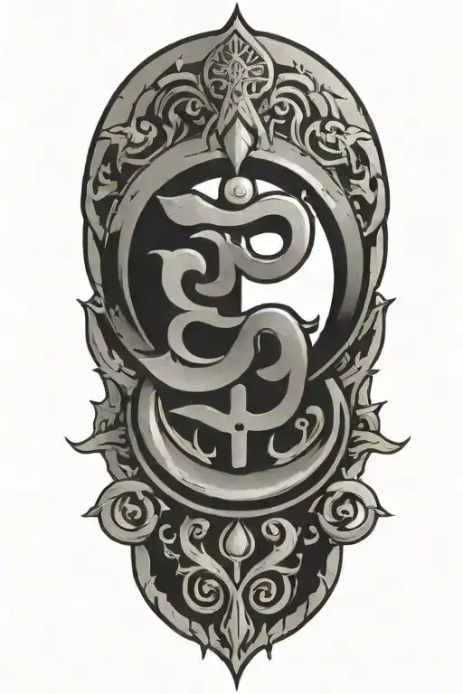 Incorporate an aum symbol - Variation 2