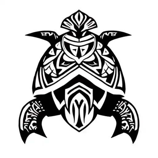 maori turtle aztec - Variation 2