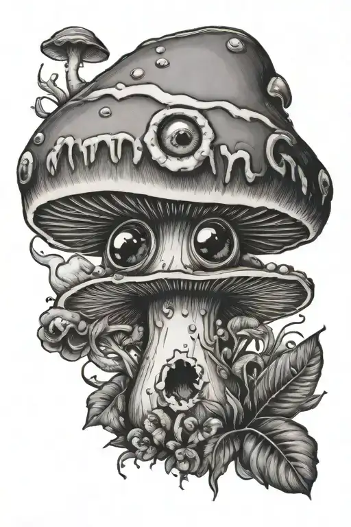 mushroom with eyes - Variation 2