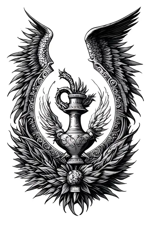 Symbol of ligth paradise and victory
