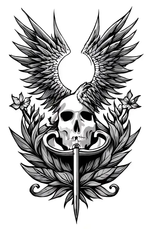 Symbol of ligth paradise and victory - Variation 2