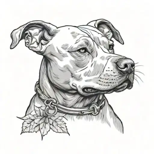 Pitbull smoking weed