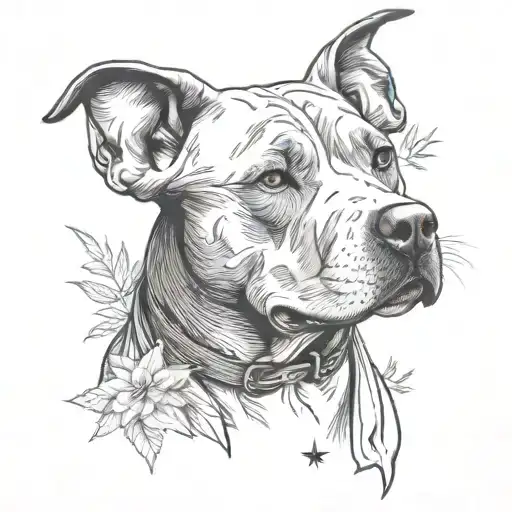 Pitbull smoking weed - Variation 2