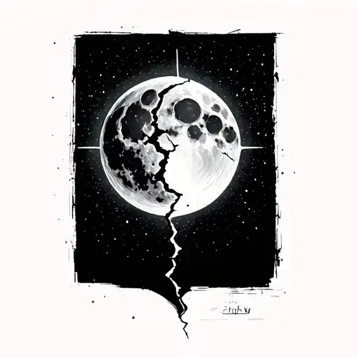 broken moon - Variation 1