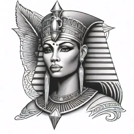 black Egyptian queen