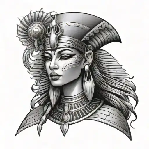 black Egyptian queen - Variation 4