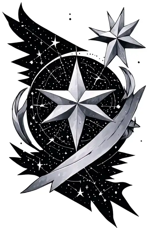 nautical star constellation - Variation 2
