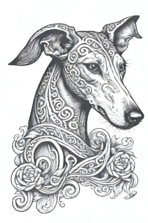 greyhound medusa italian heritage - Variation 2