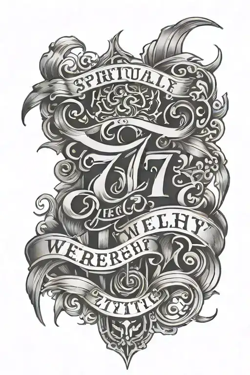 spiritually wealthy 777 letterings