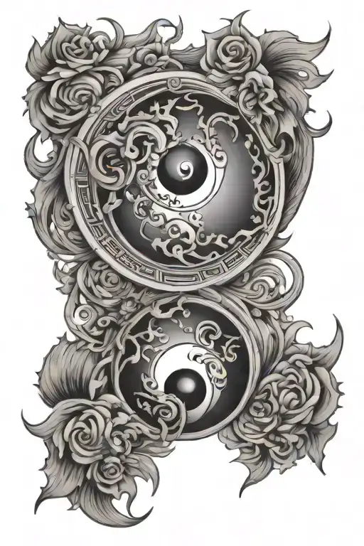 Yin and Yang sleeve