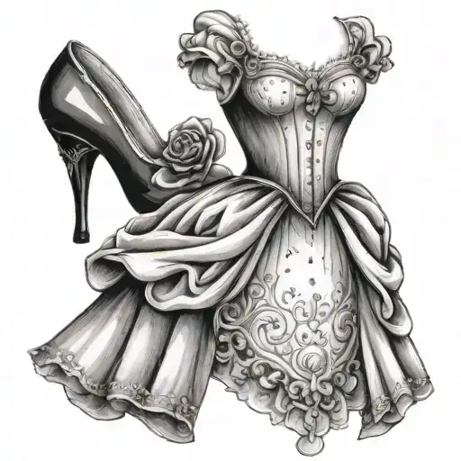 cinderella dress - Variation 1