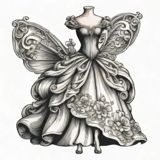 cinderella dress - Variation 2