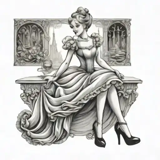 cinderella dress - Variation 4