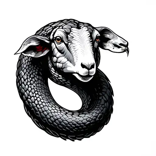 snake sheep - Variation 1