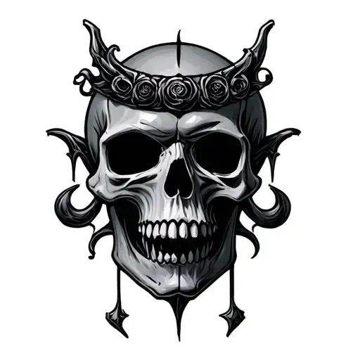 evil skull - Variation 2