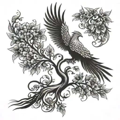 tree of life phoenix - Variation 4