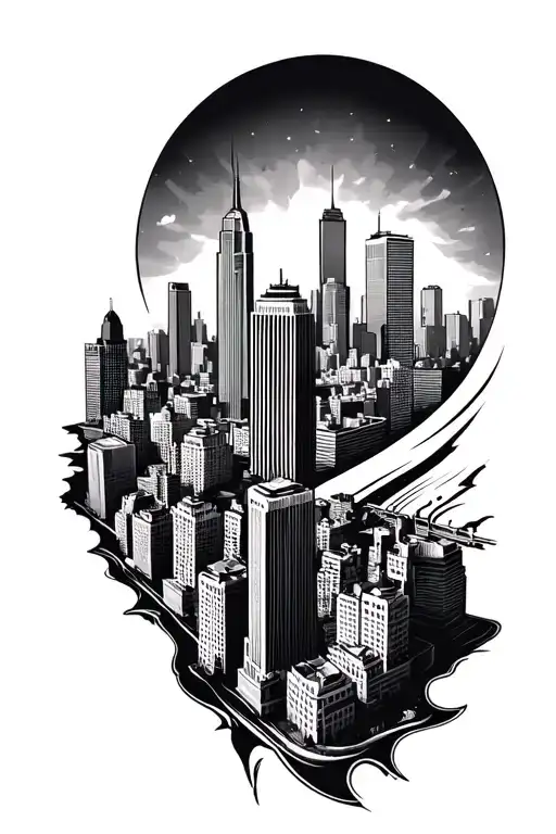 Chicago skyline - Variation 2