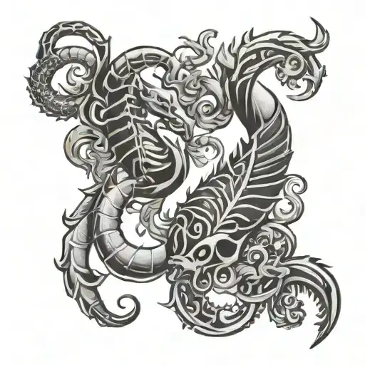 Scorpio And Virgo - Variation 2